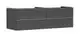 Hansgrohe-HG-Xelu-Q-Waschtischunterschrank-Diamantgrau-Matt-1560-550-mit-4-Schubkaesten-fuer-Konsolen-mit-Aufsatzwaschtisch-Chrom-54091000 gallery number 1